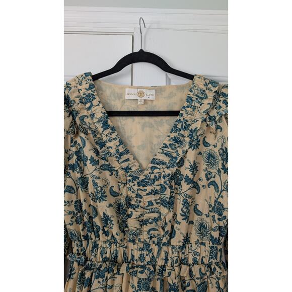 Anna Cate Long Cotton Ruffle Tiered Maxi Dress - Picture 6 of 11